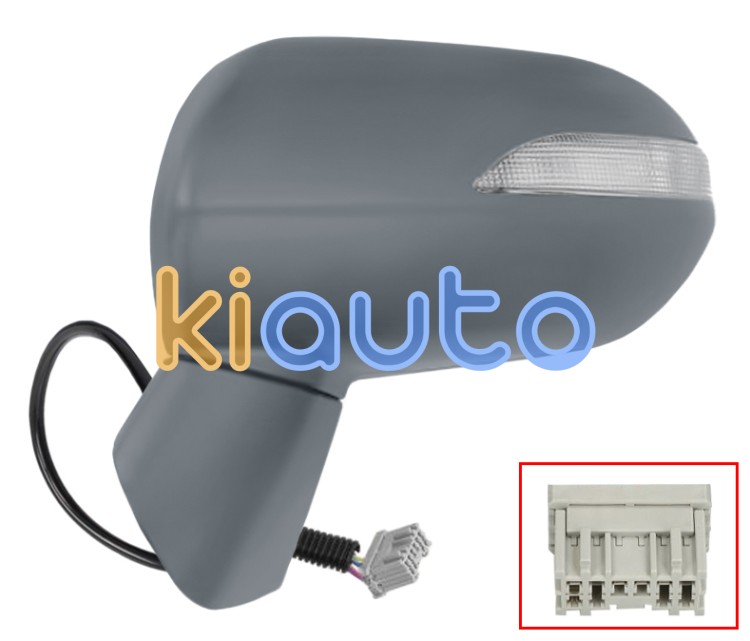 Espejo retrovisor honda jazz 2004-2008 electrico / termico / piloto intermitente / abatible electricamente / imprimado / izquierdo OE 76250SAAG61ZG / 76250-SAA-G61ZG