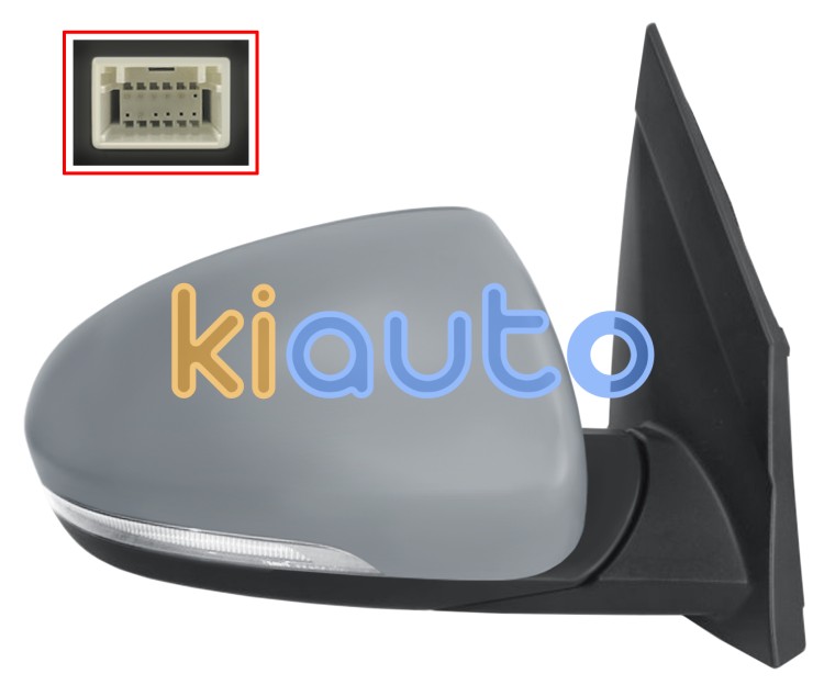Espejo retrovisor hyundai tucson 2015-2018 electrico / termico / piloto intermitente / imprimado / derecho OE 87620D7020