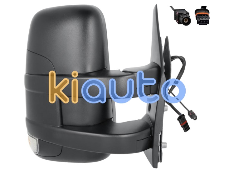 Espejo retrovisor iveco daily 2006-2012 brazo corto / manual / piloto intermitente / antena / derecho OE 3800414