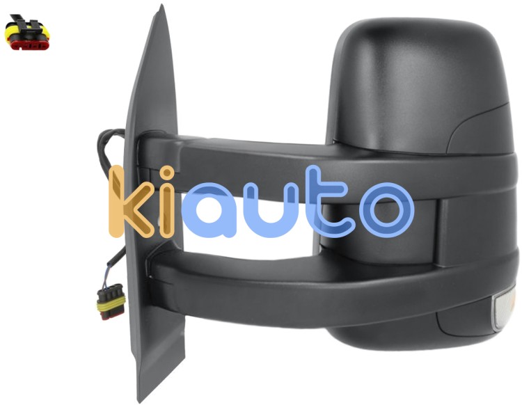 Espejo retrovisor iveco daily 2019-> brazo largo / manual / piloto intermitente / izquierdo