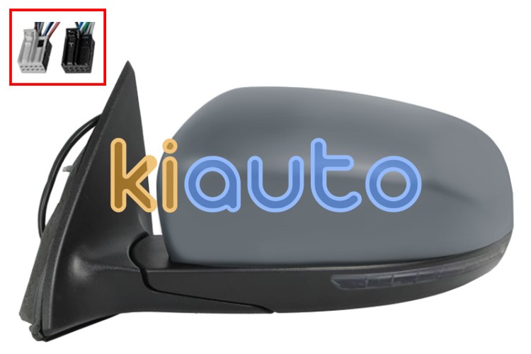 Espejo retrovisor jeep cherokee 2018-2025 electrico / termico / piloto intermitente / luz cortesia / imprimado / izquierdo OE 68325345AA