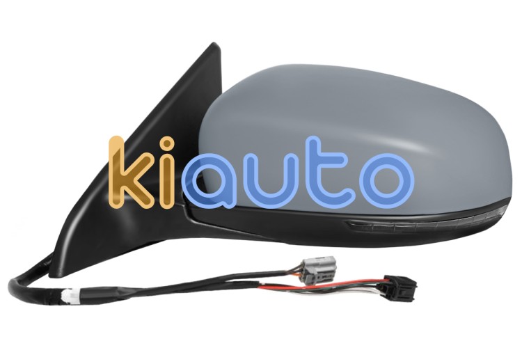Espejo retrovisor jeep compass 2017-2021 base negra / electrico / termico / piloto intermitente / luz cortesia / abatible electricamente / imprimado / izquierdo OE K68365151AA / 6LL31TZZAA