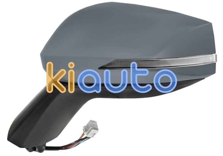 Espejo retrovisor kia sportage 2021-> base negra texturizada / electrico / termico / piloto intermitente / abatible electricamente / imprimado / izquierdo OE 87614-R2000 / 87616-R2000 / 87610-R2300