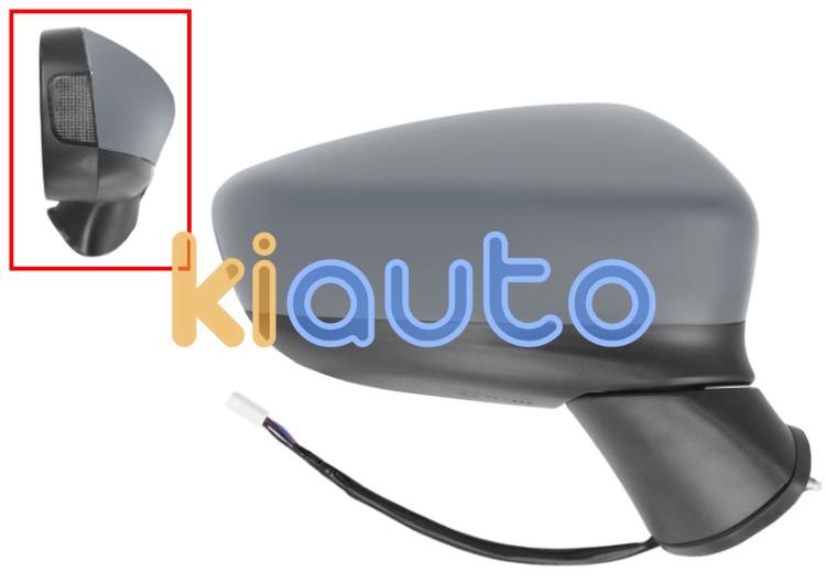 Espejo retrovisor mazda 6 2013-2016 electrico / termico / piloto intermitente / imprimado / derecho OE GHP9-69-121A / GHP9-69-121E