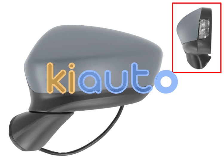 Espejo retrovisor mazda cx-5 2012-2015 electrico / termico / piloto intermitente / abatible electricamente / side assist / imprimado / izquierdo OE KD5169181E / KD5169181H / KD51-69-181E
