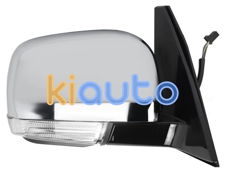 Espejo retrovisor mitsubishi pajero 2007-2015 electrico / piloto intermitente / cromado / derecho OE 7632C670HA
