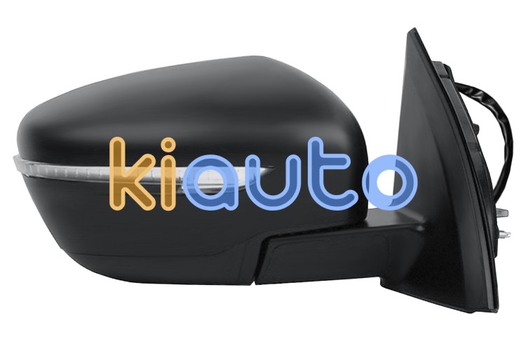Espejo retrovisor nissan qashqai 2014-2017 piloto intermitente cromado / electrico / abatible electricamente / derecho