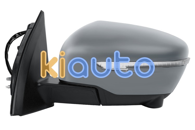 Espejo retrovisor nissan qashqai 2014-2017 piloto intermitente cromado / electrico / termico / abatible electricamente / con camara / imprimado / izquierdo OE 96302-4EH8A / 96374-4EA8E