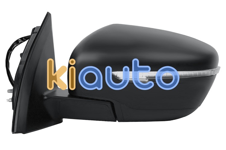 Espejo retrovisor nissan qashqai 2014-2017 piloto intermitente cromado / electrico / termico / izquierdo