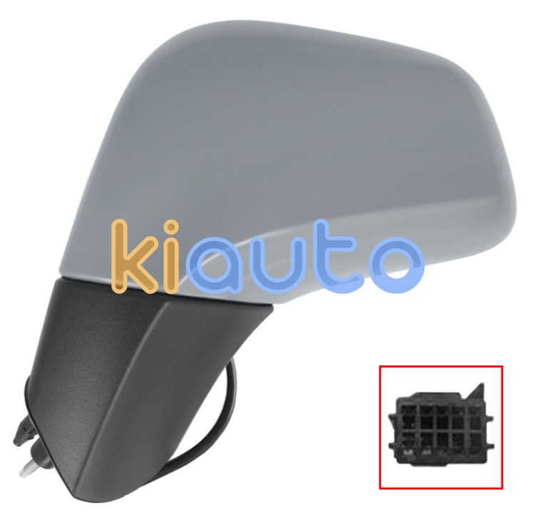 Espejo retrovisor opel mokka x 2016-2020 electrico / termico / cuerpo negro / carcasa imprimada / izquierdo OE 42464285
