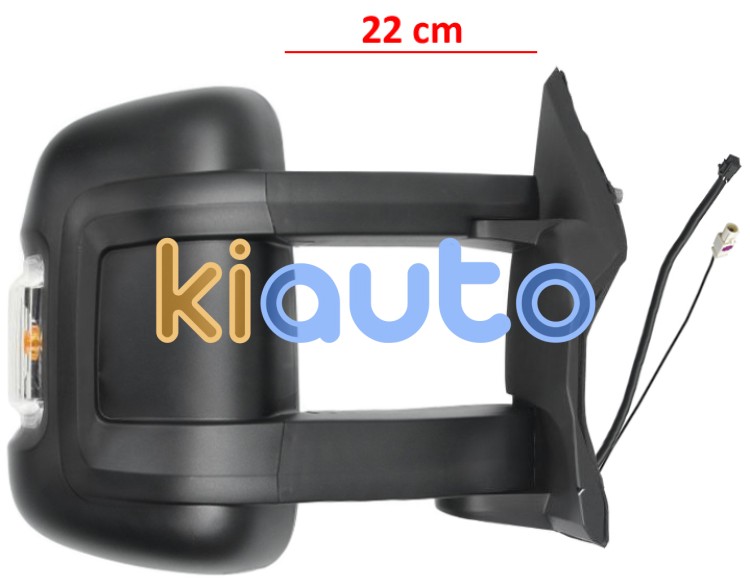 Espejo retrovisor opel movano 2021-> brazo 22cm / electrico / termico / piloto intermitente ambar (w16w) / 2 cristales / antena / derecho OE 1613690380 / 8153PE / 815439