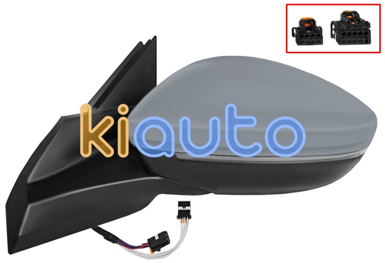 Espejo retrovisor peugeot 2008 2024-> electrico / termico / piloto intermitente / luz cortesia / abatible electricamente / side assist / imprimado / izquierdo OE 98271330XT / 982620551T