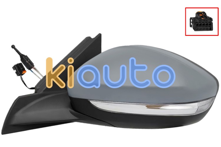 Espejo retrovisor peugeot 208 2023-> mecanico / piloto intermitente / imprimado / izquierdo OE 982620551T / 98260222XT / 98260222XT