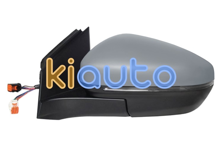 Espejo retrovisor peugeot 3008 2016-2021 electrico / termico / piloto intermitente / abatible electricamente / luz cortesia proyector / memoria / side assist / imprimado / izquierdo OE 1618047480 / 1618048380 / 1635224480
