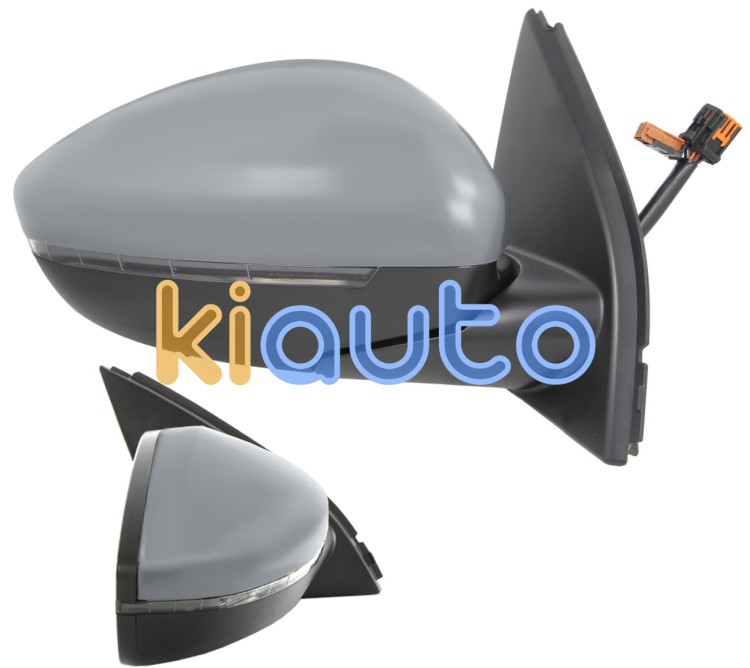 Espejo retrovisor peugeot 308 2013-2017 electrico / termico / piloto intermitente / luz cortesia / abatible electricamente / side assist / sonda / imprimado / derecho OE 1611508880