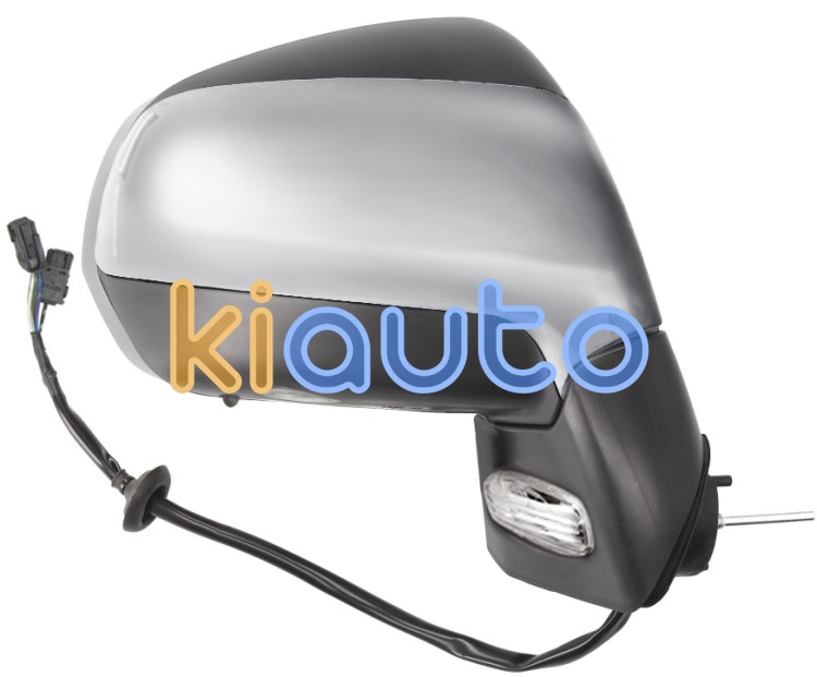 Espejo retrovisor peugeot 5008 2009-2013 electrico / termico / piloto intermitente / abatible electricamente / luz cortesia / con sonda / cromado / derecho OE 8152H3 / 8153ZG