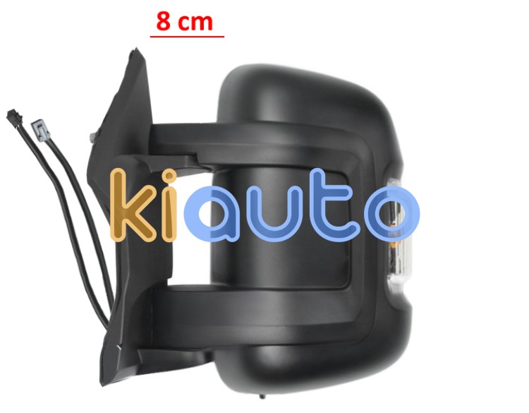 Espejo retrovisor peugeot boxer 2014-> brazo 8cm / electrico / termico / abatible electricamente / piloto intermitente ambar (w16w) / 2 cristales / sonda / izquierdo