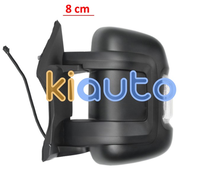 Espejo retrovisor peugeot boxer 2014-> brazo 8cm / electrico / termico / piloto intermitente blanco (wy5w) / 2 cristales / izquierdo OE 8153Y8 / 735517073 / 735424423