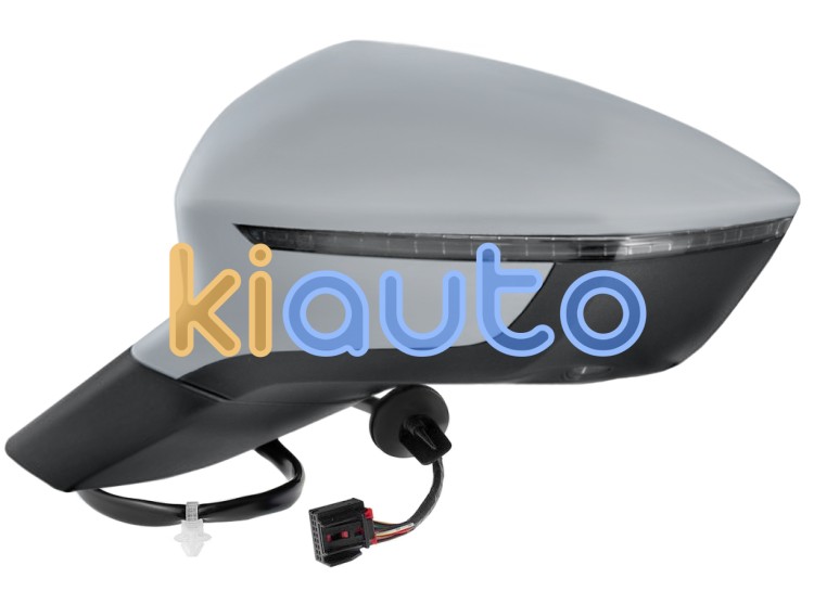 Espejo retrovisor seat ateca 2016-2020 electrico / termico / piloto intermitente / luz cortesia / abatible electricamente / imprimado / izquierdo OE 576857507AC9B9 / 575857521A / 575857537BGRU