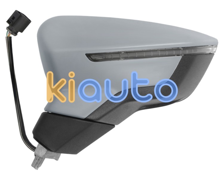 Espejo retrovisor seat leon 2012-2017 electrico / termico / piloto intermitente / imprimado / izquierdo OE 5F0949101A / 5F0857521A / 5F0857537BGRU