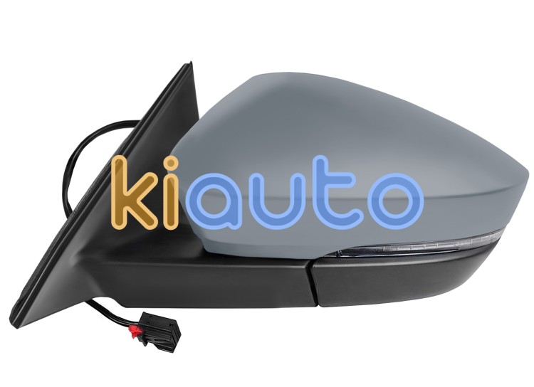 Espejo retrovisor skoda kodiaq 2016-2021 electrico / termico / piloto intermitente / luz cortesia / abatible electricamente / memoria / imprimado / izquierdo OE 565949101 / 565857521 / 566857507E
