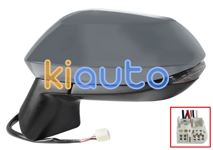Espejo retrovisor toyota corolla 2019-2023 4 puertas / electrico / piloto intermitente / imprimado / izquierdo OE 8794002924