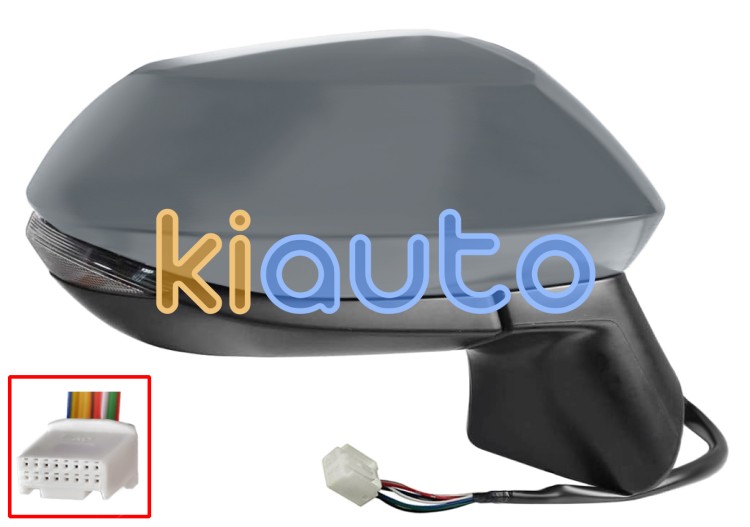 Espejo retrovisor toyota corolla 2023-> electrico / termico / piloto intermitente / abatible electricamente / memoria / side assist / imprimado / derecho OE 8791002923