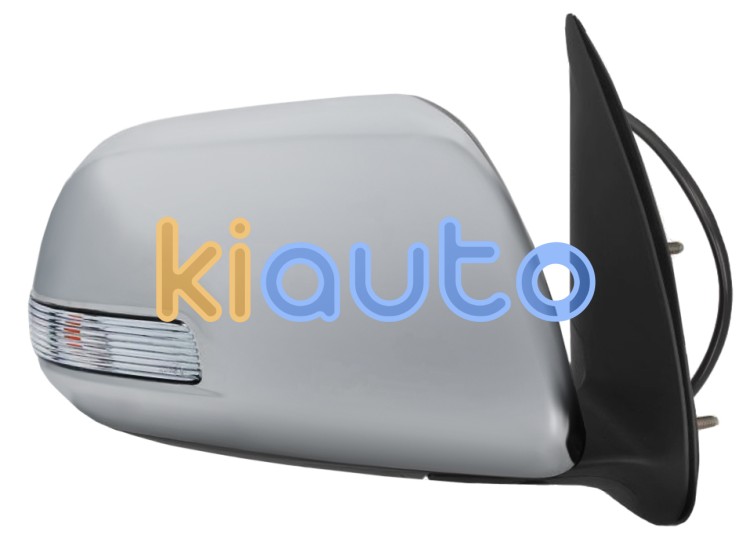 Espejo retrovisor toyota hilux 2011-2016 electrico / piloto intermitente / abatible electricamente / carcasa cromada / derecho OE 87910-0KA60 / 87915-0K250 / 87910-0K870