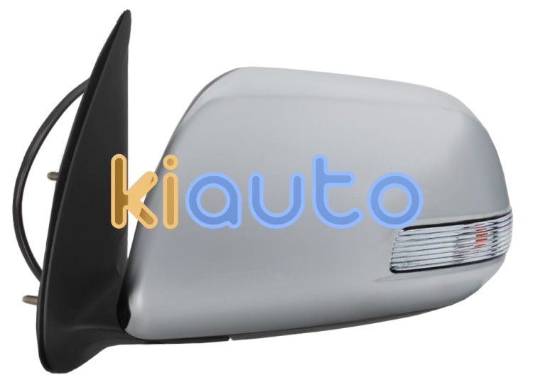 Espejo retrovisor toyota hilux 2011-2016 electrico / piloto intermitente / carcasa cromada / izquierdo OE 87940-0K730 / 87945-0K250