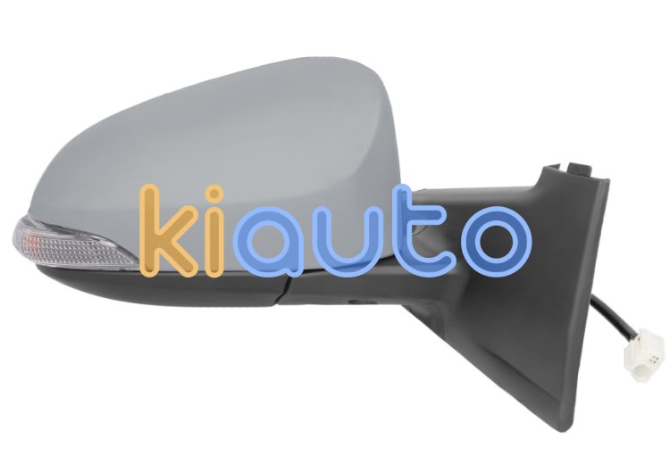 Espejo retrovisor toyota yaris 2011-2014 electrico / piloto intermitente / imprimado / derecho OE 87915-0D190 / 81731-0D080 / 81731-52100