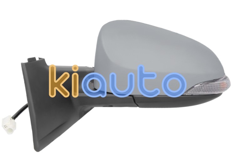 Espejo retrovisor toyota yaris 2011-2014 electrico / piloto intermitente / imprimado / izquierdo OE 81740-52050 / 87945-0D909 / 81741-0D020