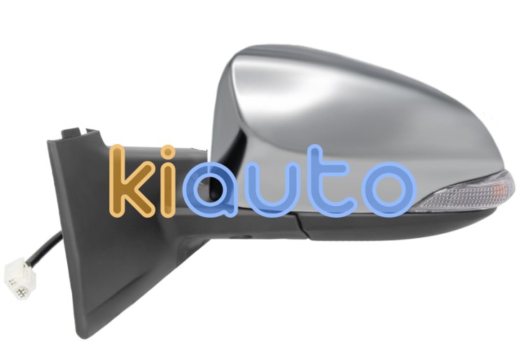 Espejo retrovisor toyota yaris 2011-2014 electrico / termico / piloto intermitente / cromado / izquierdo OE 87909-0D591 / 87909-0D590 / 81741-0D020