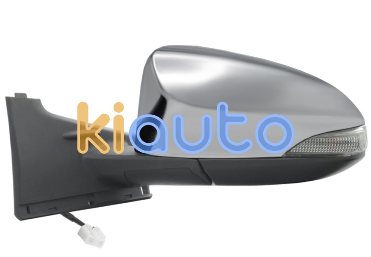 Espejo retrovisor toyota yaris 2014-2017 electrico / termico / piloto intermitente / abatible electricamente / cromado / izquierdo OE 81740-52050 / 87945-0D370 / 87909-0D590