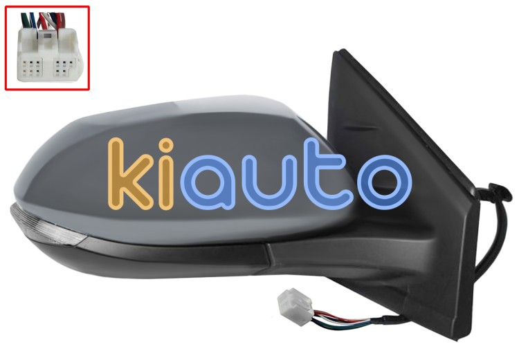Espejo retrovisor toyota yaris 2020-2024 electrico / termico / piloto intermitente / abatible electricamente / imprimado / derecho OE 97915-02380-B0 / 8173002200 / 87910-K0040