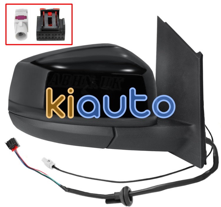 Espejo retrovisor volkswagen caddy 2020-> electrico / termico / antena / negro glossy / derecho OE 2556543 / 2K7857528A / 2556547