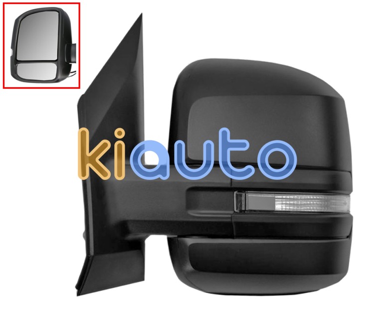 Espejo retrovisor volkswagen crafter 2017-> brazo corto / manual / piloto intermitente / izquierdo OE 7C1857407J9B9 / 7C1857407N9B9 / 7C1949101A