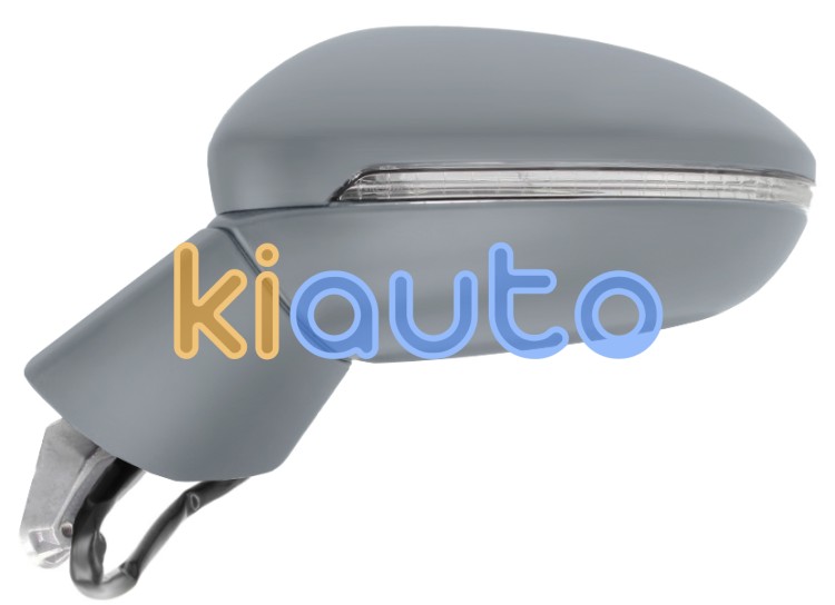 Espejo retrovisor volkswagen golf sportsvan 2014-2018 base imprimada / electrico / termico / piloto intermitente / luz cortesia / abatible electricamente / imprimado / izquierdo OE 510857537A / 517857507J9B9 / 510857521