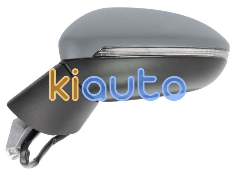 Espejo retrovisor volkswagen golf sportsvan 2018-2021 electrico / termico / piloto intermitente / luz cortesia / abatible electricamente / side assist / imprimado / izquierdo OE 5G0949101 / 517857507Q9B9 / 510857521B