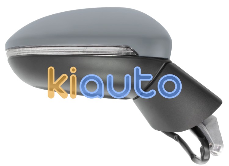 Espejo retrovisor volkswagen golf sportsvan 2018-2021 electrico / termico / piloto intermitente / luz cortesia / abatible electricamente / side assist / memoria / imprimado / derecho OE 517857508AH9B9 / 510857538AGRU / 510857522B
