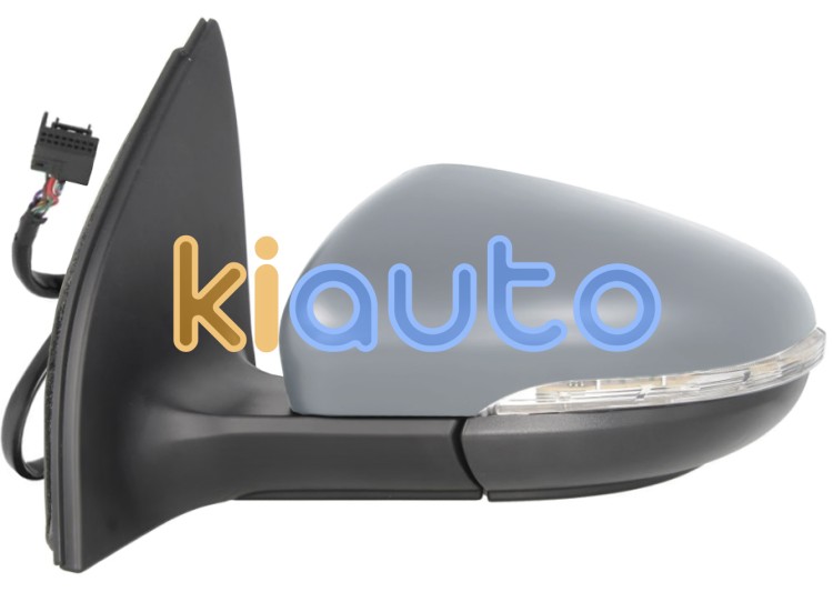 Espejo retrovisor volkswagen golf vi 2008-2012 3/5 puertas / electrico / termico / piloto intermitente / imprimado / izquierdo OE 5K0857521 / 5K0857507AD9B9 / 5K0949101