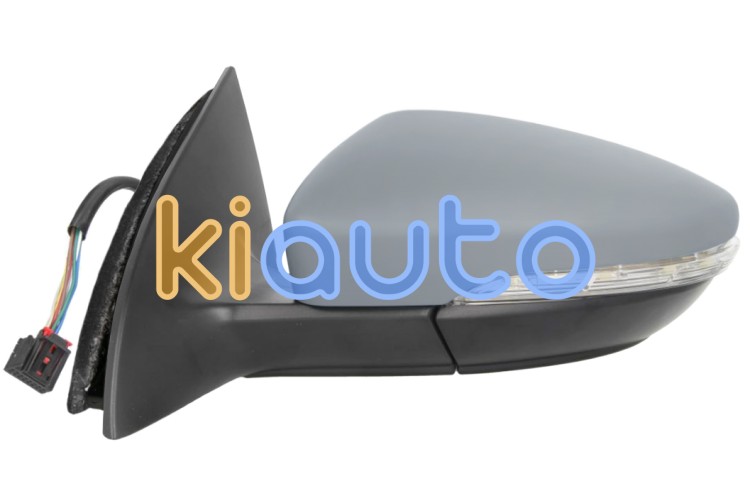Espejo retrovisor volkswagen passat 2010-2014 electrico / termico / piloto intermitente / luz cortesia / abatible electricamente / memoria / imprimado / izquierdo OE 3AB857507D9B9 / 3C8857521 / 3C8857537GRU