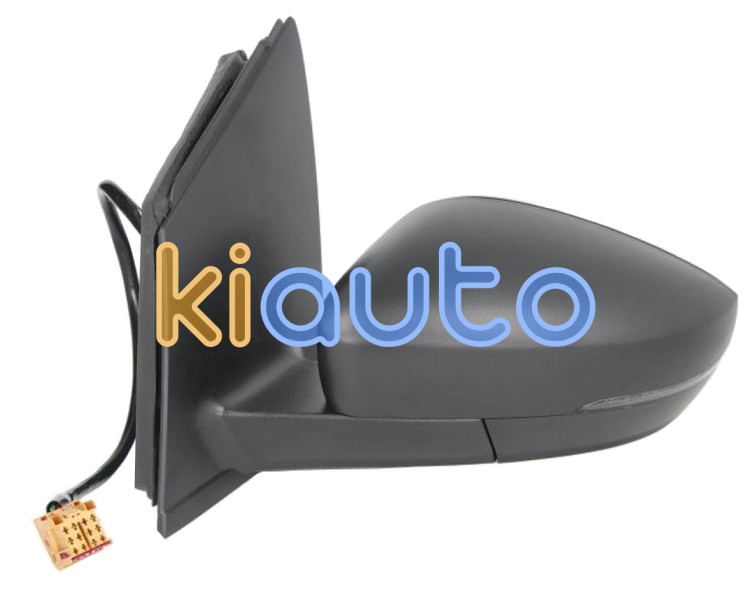 Espejo retrovisor volkswagen polo 2009-2010 conector cuadrado / mecanico / piloto intermitente / izquierdo OE 6R0857537C9B9 / 6R0949101F / 6R1857507C