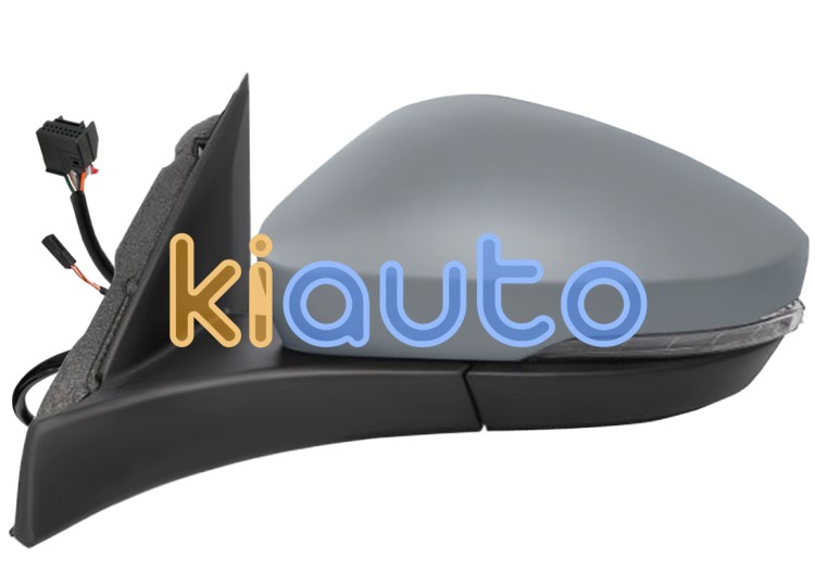 Espejo retrovisor volkswagen t-roc 2017-2022 electrico / termico / piloto intermitente / luz cortesia / abatible electricamente / side assist / imprimado / izquierdo OE 2GA857507CS9B9 / 2GA949101D / 2GA857521D