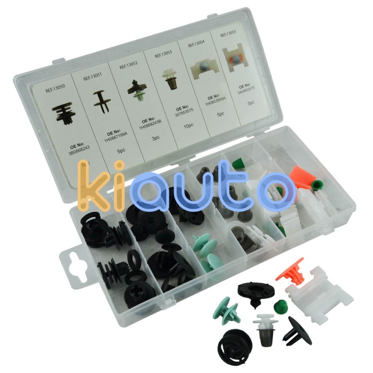 Estuche de clips plasticos audi 31 clips