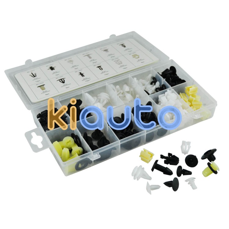 Estuche de clips plasticos honda 150 clips
