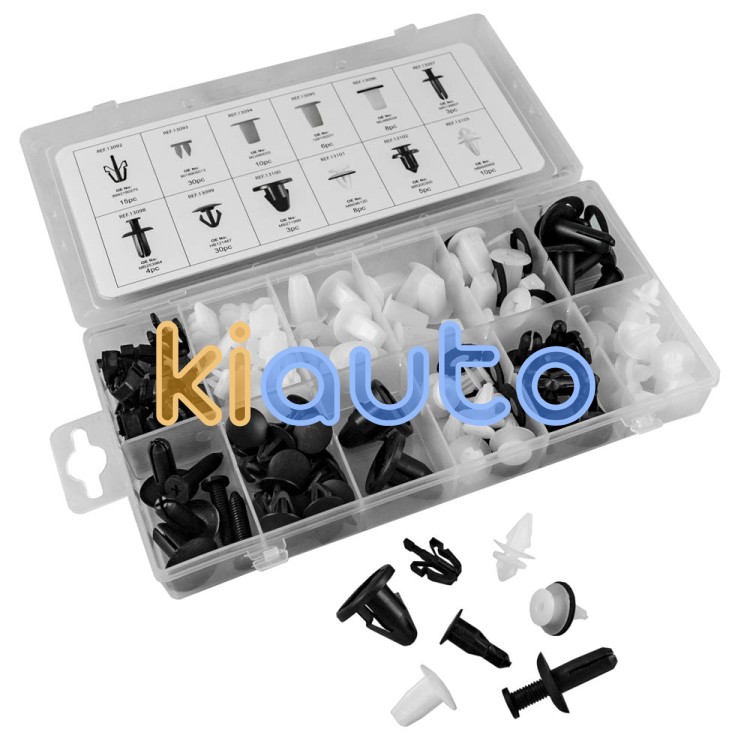 Estuche de clips plasticos mitsubishi 132 clips