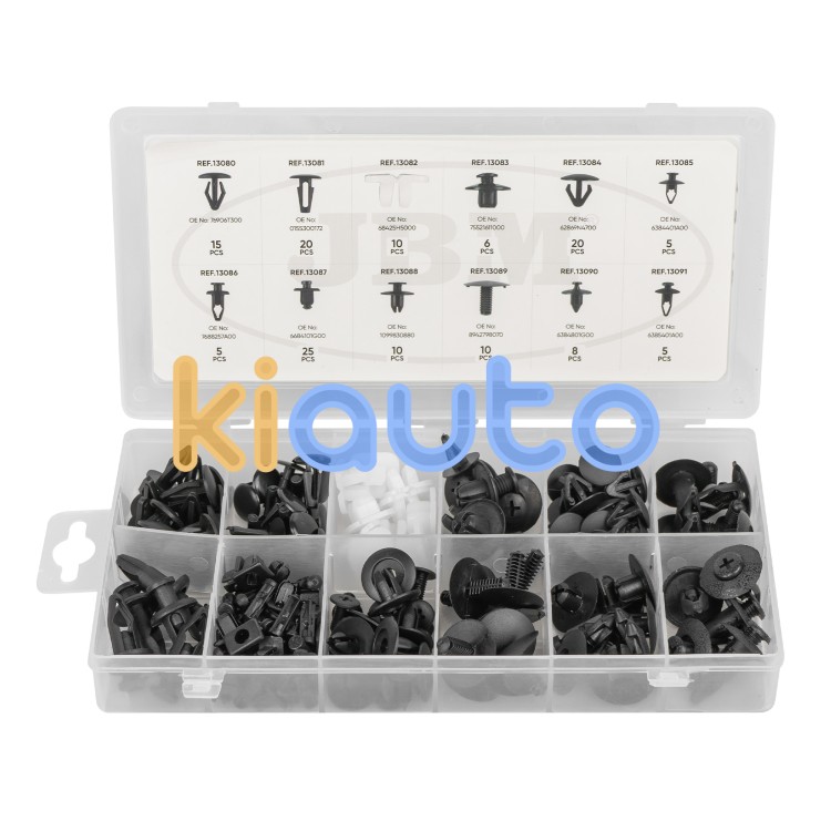 Estuche de clips plasticos nissan 139 clips