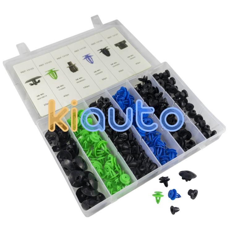 Estuche de clips plasticos opel 300 clips