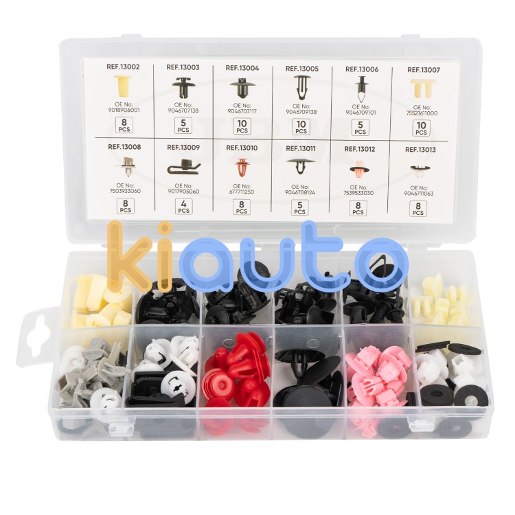 Estuche de clips plasticos toyota / lexus 89 clips