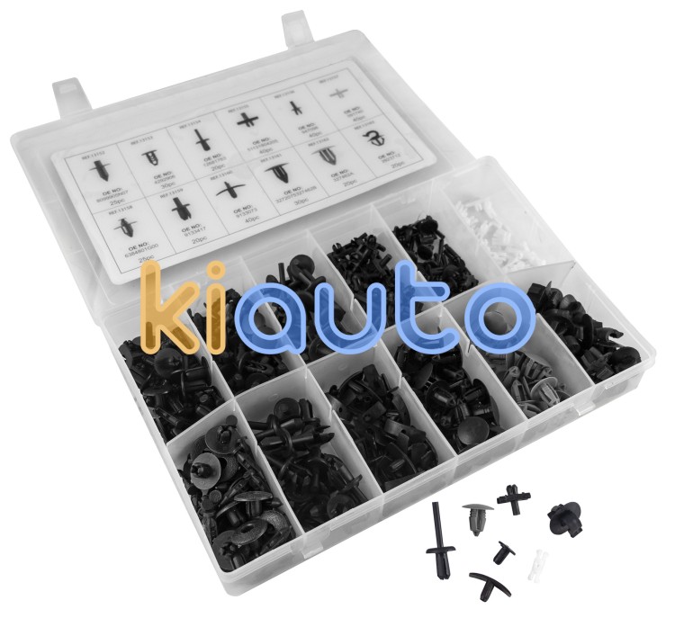 Estuche de clips plasticos volvo 350 clips